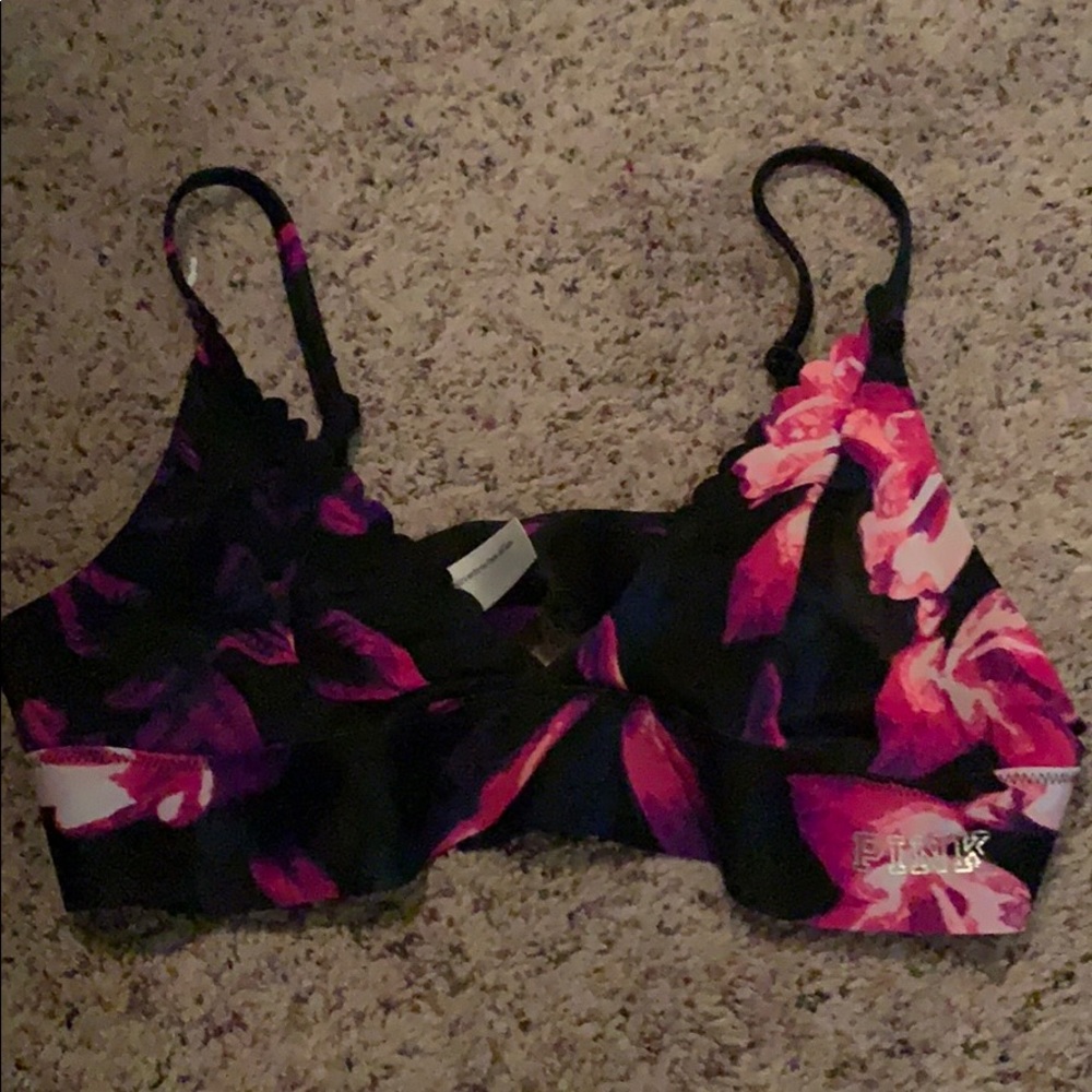 pink bralette